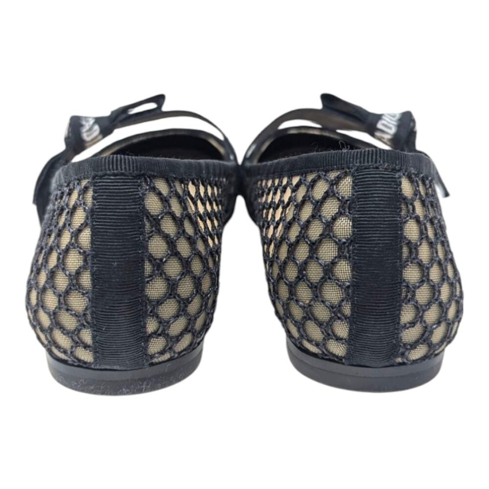 Christian Dior Miss J'Adior Ribbon Mesh Lace Ballet Flat Mary Jane 8.5 | 8 - Picture 7 of 13